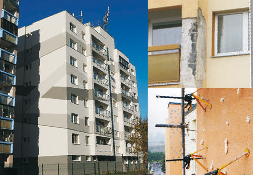 Oprava poškodených zateplení