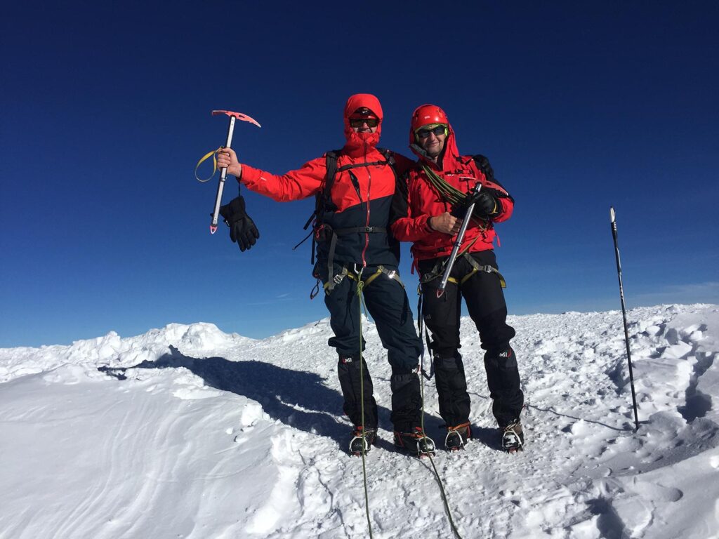 Patrik a Silvester, výstup na Mont Blank