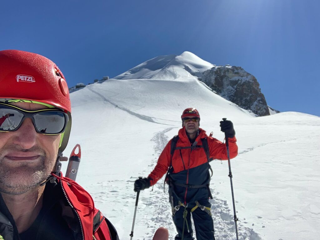 Patrik a Silvester, výstup na Mont Blank