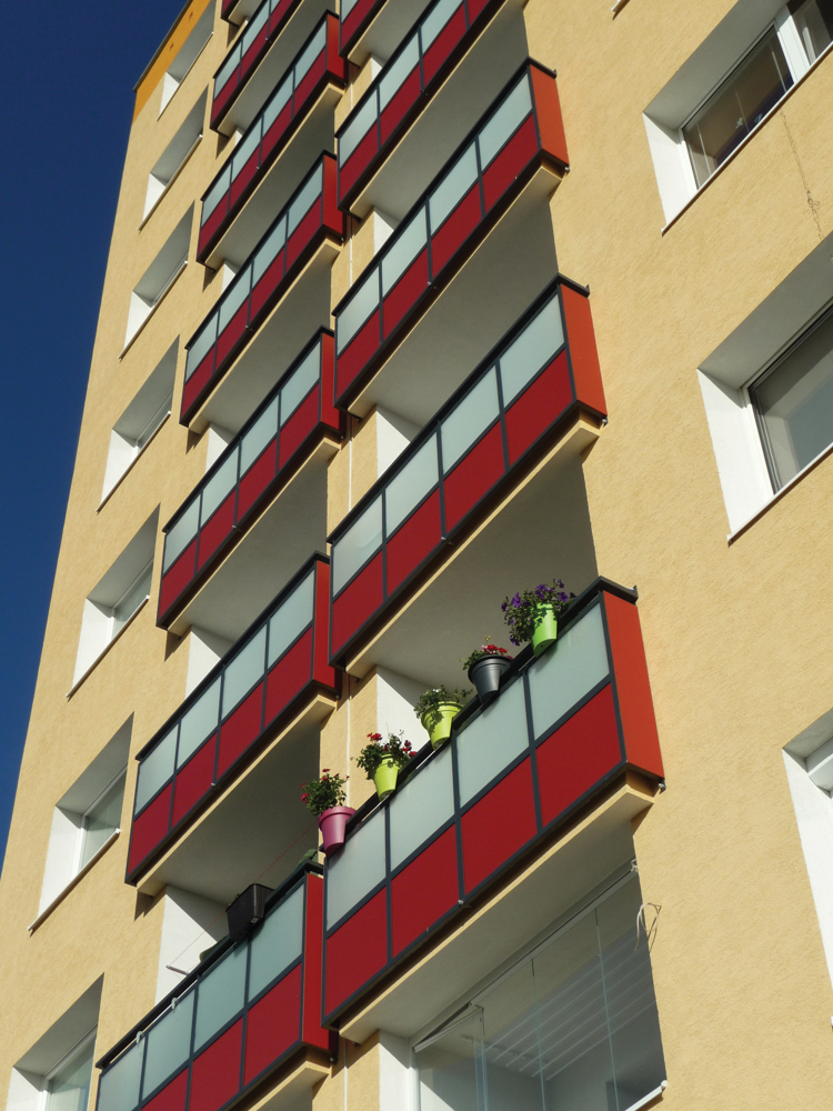 Nad lúčkami 27-31 balkóny a lodžie