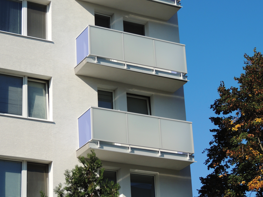 Balkóny a lodžie, Bratislava, Nezabudková 36-54