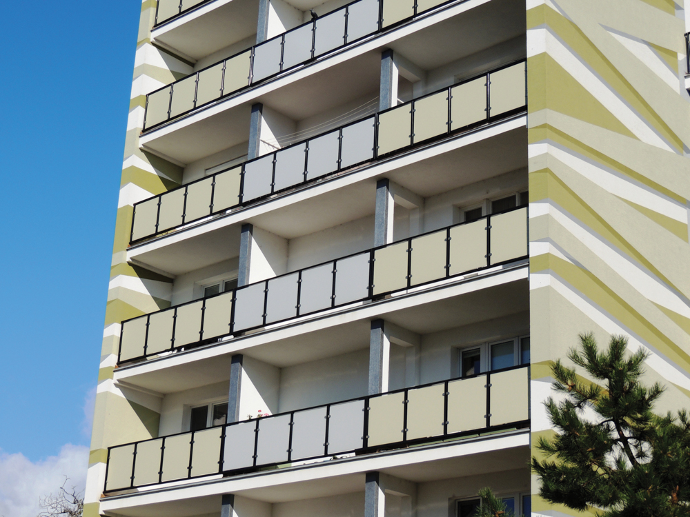 Balkóny a lodžie, Bratislava, Riazanská 72-74