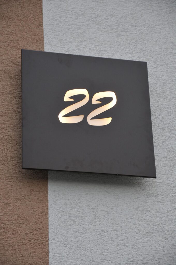 číslovanie vstupov pre bytovku