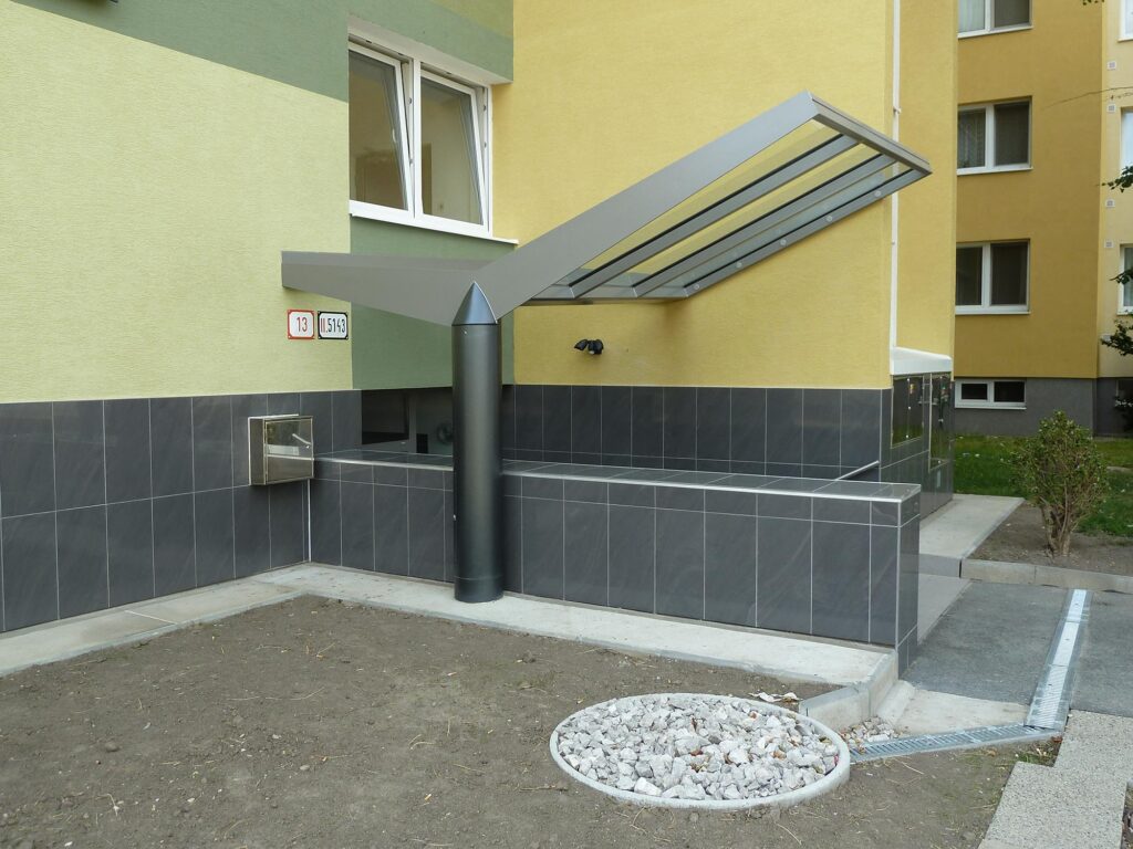 Exterierové obklady obytných domov